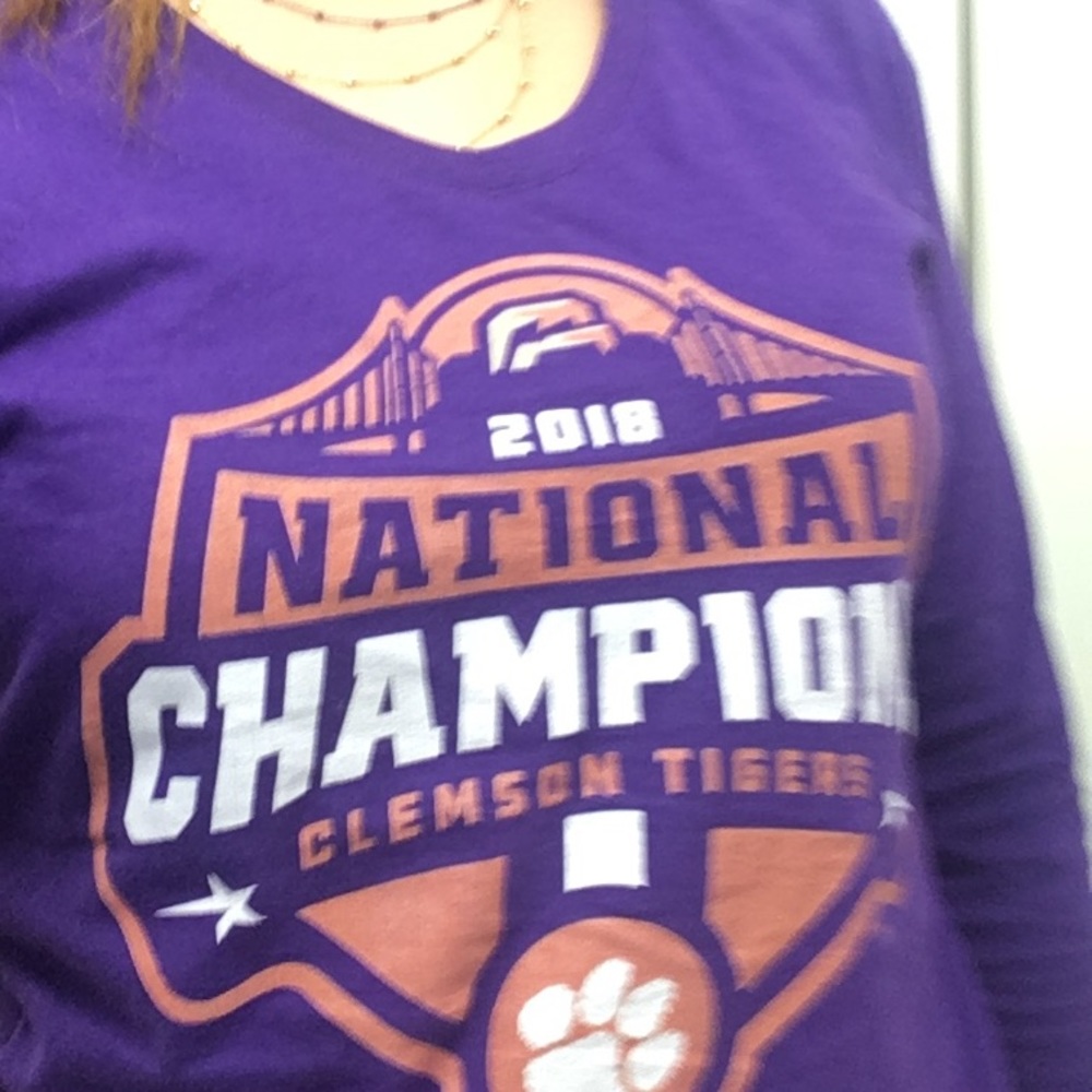 Championship long sleeved Clemson Tigers 2018